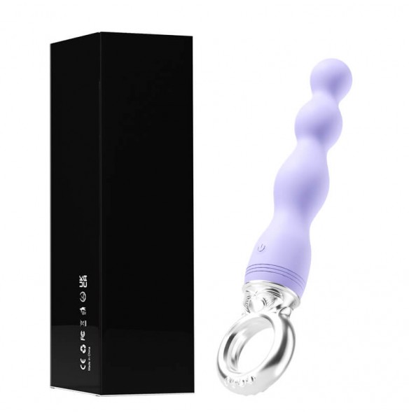 MizzZee - Ring Pulling Anal Beads (Chargeable - Purple) MizzZee - Ring Pulling Anal Beads (Chargeable - Purple)